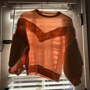 Pink and Cream Sweater